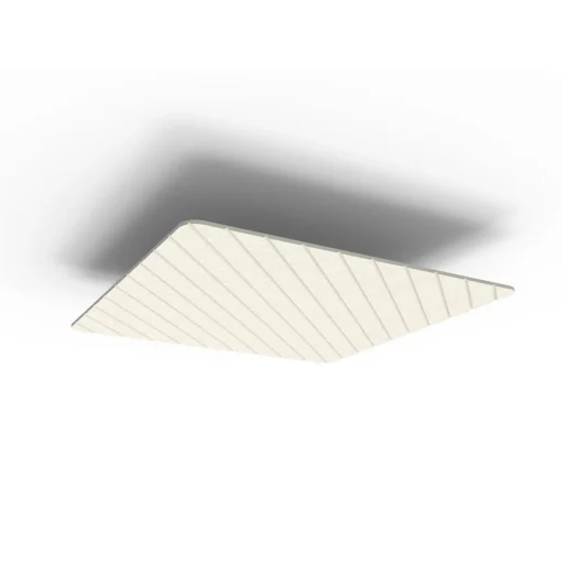 Acouline Core V Groove Glide ceiling panel, 1200mm x 1200mm, Frost