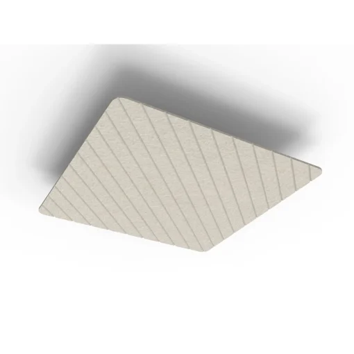 Acouline Core V Groove Glide ceiling panel, 1200mm x 1200mm, Mist