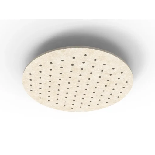 Acouline Halo Ripple ceiling panel, 1180mm diameter, Truffle
