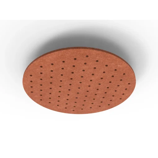 Acouline Halo Ripple ceiling panel, 1180mm diameter, Ember