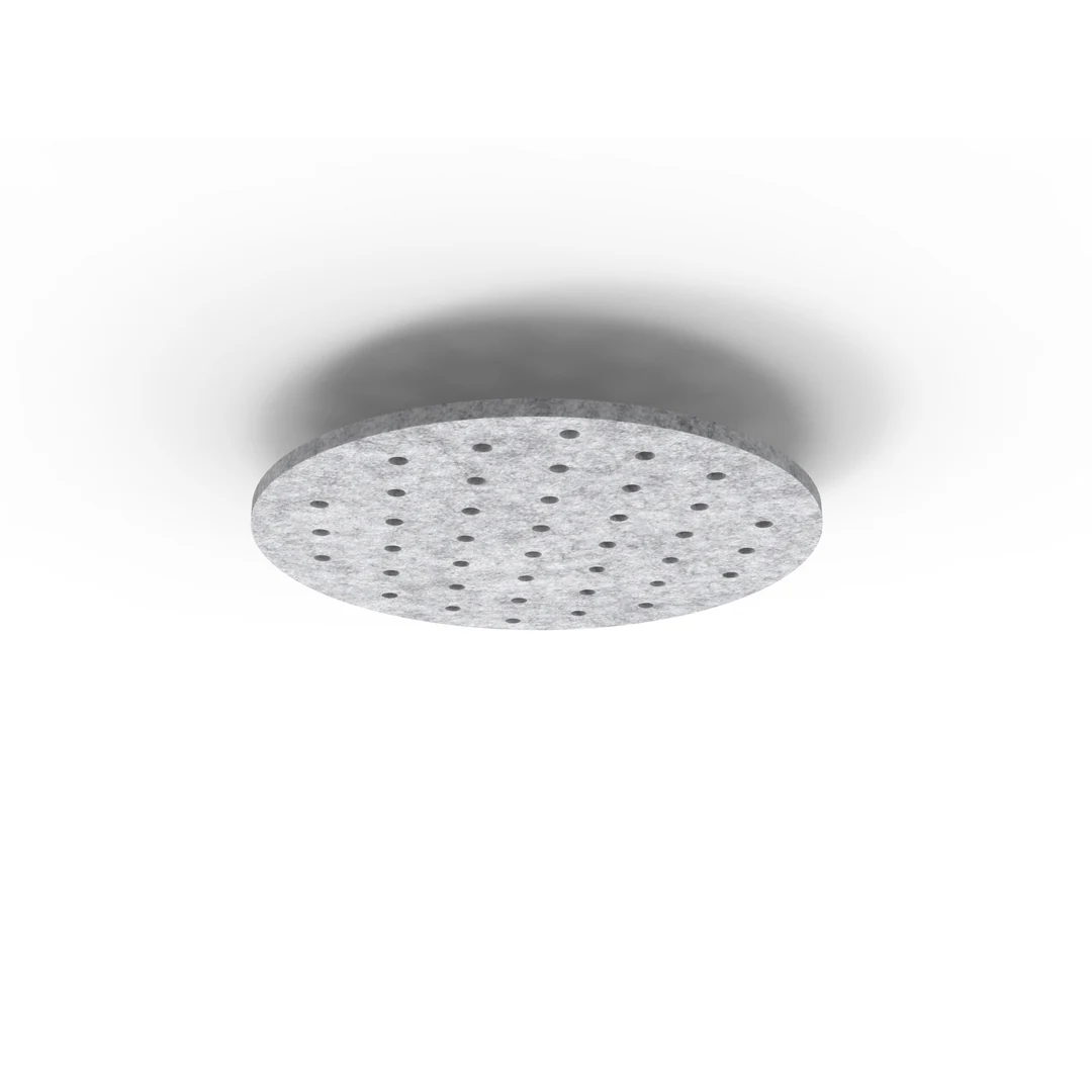 Acouline Halo Ripple ceiling panel, 790mm diameter, Flint