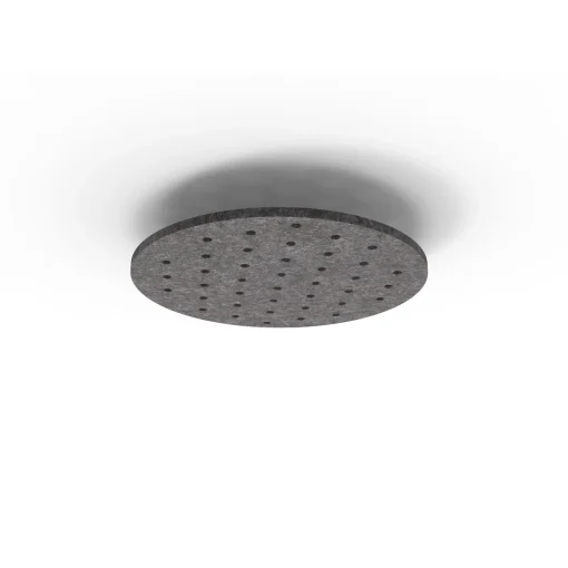 Acouline Halo Ripple ceiling panel, 790mm diameter, Char