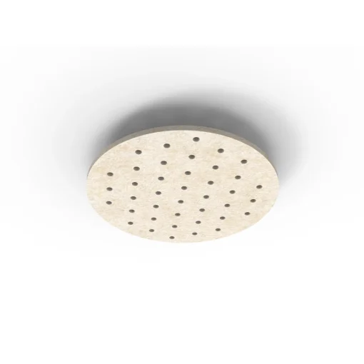 Acouline Halo Ripple ceiling panel, 790mm diameter, Truffle