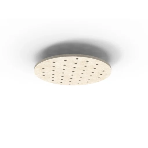 Acouline Halo Ripple ceiling panel, 790mm diameter, Truffle