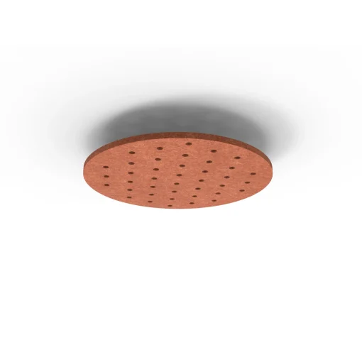 Acouline Halo Ripple ceiling panel, 790mm diameter, Ember
