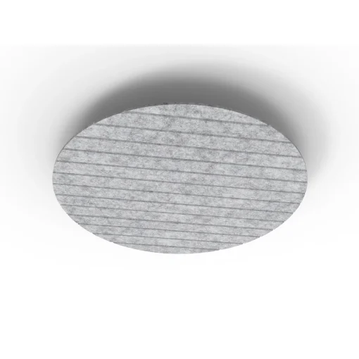 Acouline Halo V Groove ceiling panel, 1180mm diameter, Flint