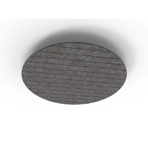 Acouline Halo V Groove ceiling panel, 1180mm diameter, Char