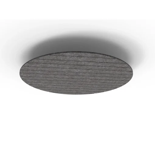 Acouline Halo V Groove ceiling panel, 1180mm diameter, Char