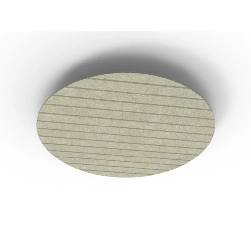 Acouline Halo V Groove ceiling panel, 1180mm diameter, Moss