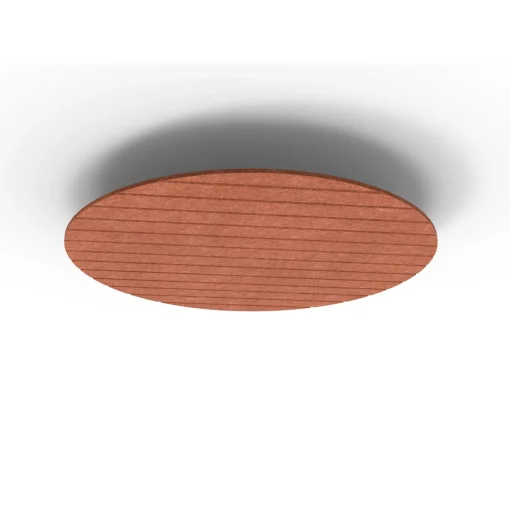 Acouline Halo V Groove ceiling panel, 1180mm diameter, Ember
