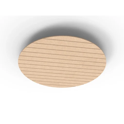 Acouline Halo V Groove ceiling panel, 1180mm diameter, Clay