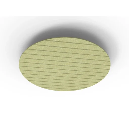 Acouline Halo V Groove ceiling panel, 1180mm diameter, Fern