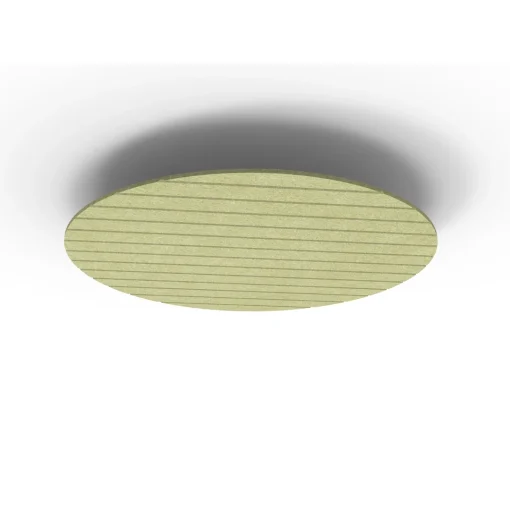 Acouline Halo V Groove ceiling panel, 1180mm diameter, Fern