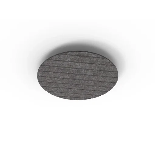 Acouline Halo V Groove ceiling panel, 790mm diameter, Char