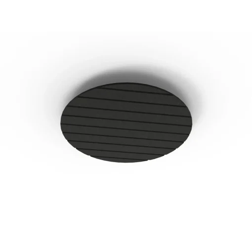 Acouline Halo V Groove ceiling panel, 790mm diameter, Coal