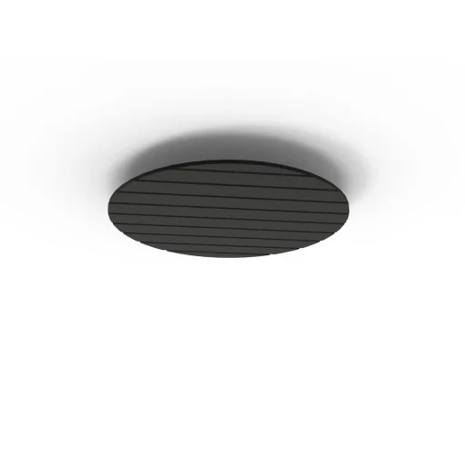 Acouline Halo V Groove ceiling panel, 790mm diameter, Coal