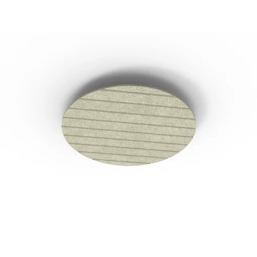 Acouline Halo V Groove ceiling panel, 790mm diameter, Moss