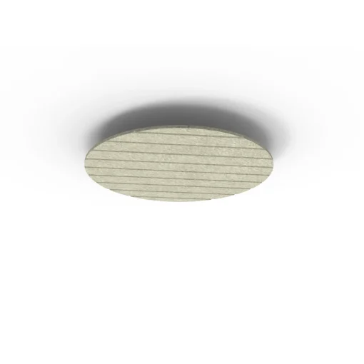 Acouline Halo V Groove ceiling panel, 790mm diameter, Moss
