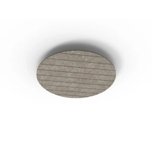 Acouline Halo V Groove ceiling panel, 790mm diameter, Drift