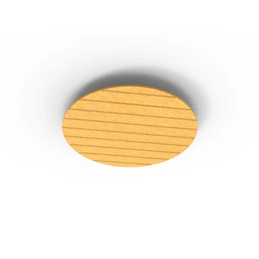 Acouline Halo V Groove ceiling panel, 790mm diameter, Reed