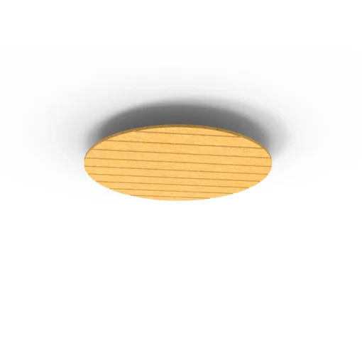 Acouline Halo V Groove ceiling panel, 790mm diameter, Reed
