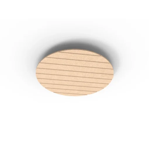 Acouline Halo V Groove ceiling panel, 790mm diameter, Clay