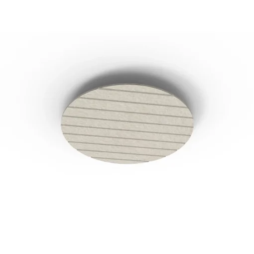 Acouline Halo V Groove ceiling panel, 790mm diameter, Mist