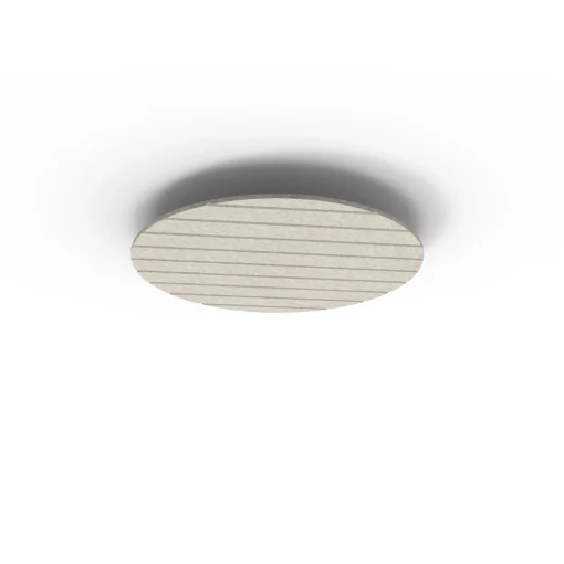 Acouline Halo V Groove ceiling panel, 790mm diameter, Mist