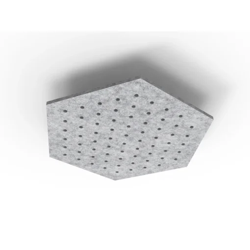 Acouline Hive Ripple ceiling panel, 1180mm nominal diameter, Flint