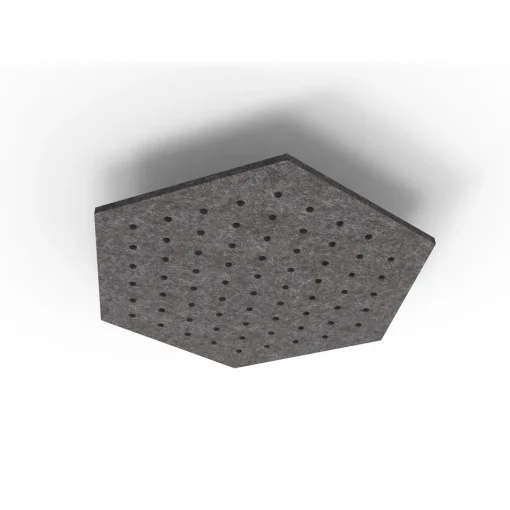 Acouline Hive Ripple ceiling panel, 1180mm nominal diameter, Char