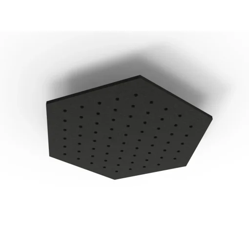 Acouline Hive Ripple ceiling panel, 1180mm nominal diameter, Coal