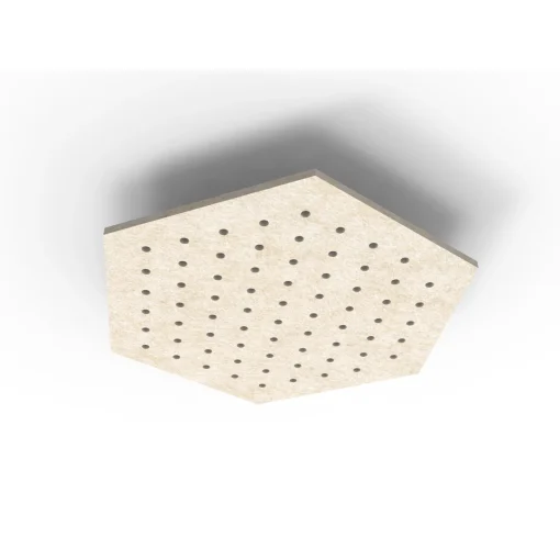 Acouline Hive Ripple ceiling panel, 1180mm nominal diameter, Truffle