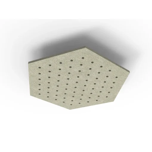 Acouline Hive Ripple ceiling panel, 1180mm nominal diameter, Moss