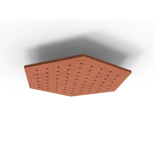 Acouline Hive Ripple ceiling panel, 1180mm nominal diameter, Ember