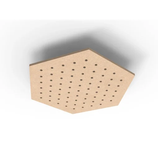 Acouline Hive Ripple ceiling panel, 1180mm nominal diameter, Clay