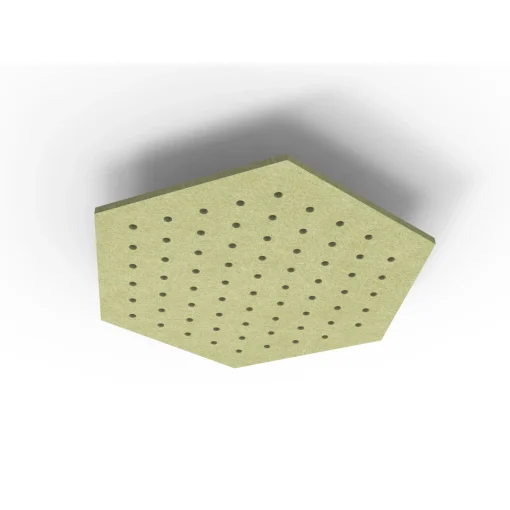 Acouline Hive Ripple ceiling panel, 1180mm nominal diameter, Fern