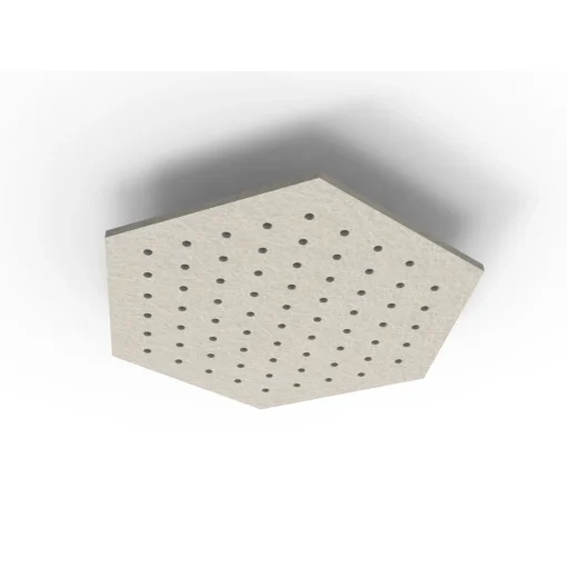 Acouline Hive Ripple ceiling panel, 1180mm nominal diameter, Mist