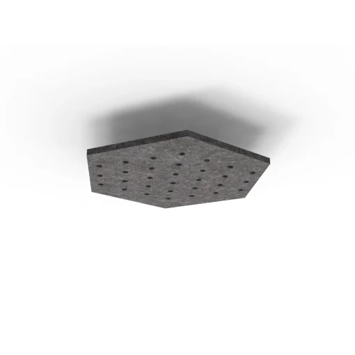 Acouline Hive Ripple ceiling panel, 790mm nominal diameter, Char