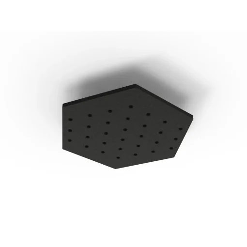 Acouline Hive Ripple ceiling panel, 790mm nominal diameter, Coal