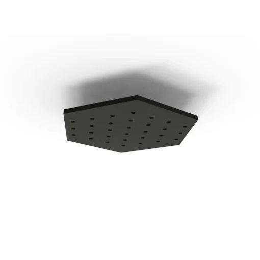 Acouline Hive Ripple ceiling panel, 790mm nominal diameter, Coal