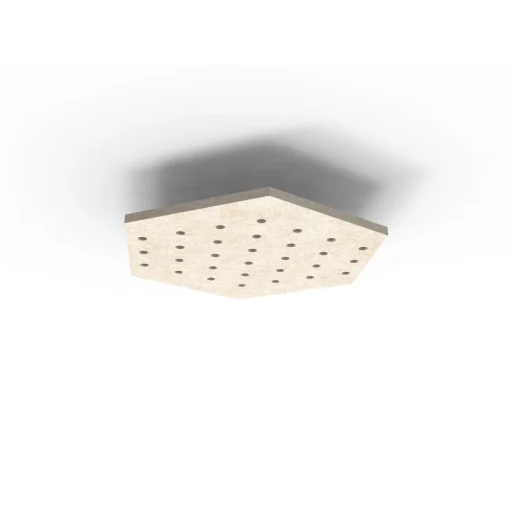 Acouline Hive Ripple ceiling panel, 790mm nominal diameter, Truffle
