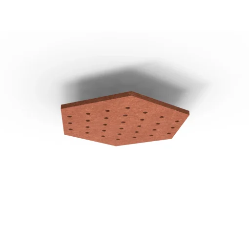 Acouline Hive Ripple ceiling panel, 790mm nominal diameter, Ember