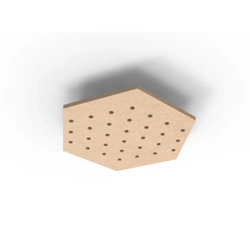 Acouline Hive Ripple ceiling panel, 790mm nominal diameter, Clay