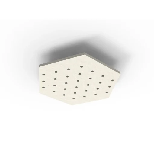 Acouline Hive Ripple ceiling panel, 790mm nominal diameter, Frost