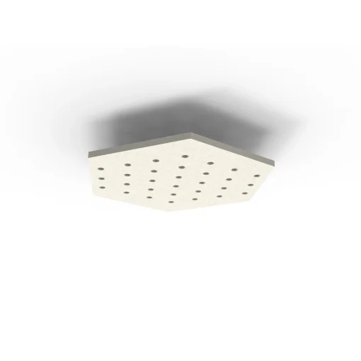 Acouline Hive Ripple ceiling panel, 790mm nominal diameter, Frost
