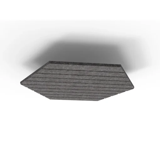 Acouline Hive V Groove ceiling panel, 1180mm nominal diameter, Char