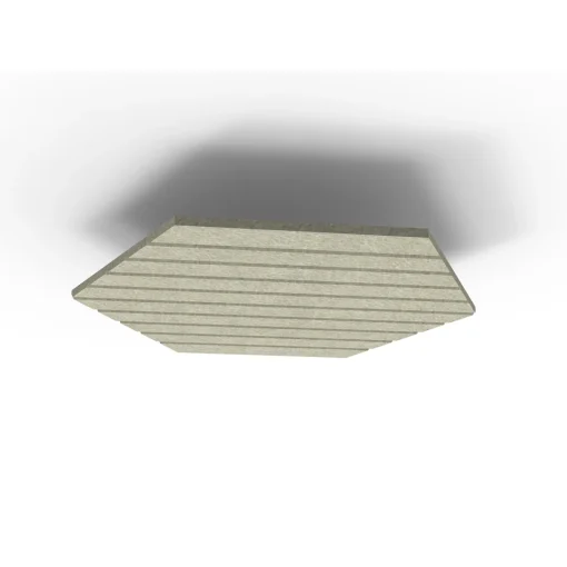 Acouline Hive V Groove ceiling panel, 1180mm nominal diameter, Moss