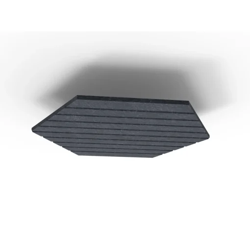 Acouline Hive V Groove ceiling panel, 1180mm nominal diameter, Lake