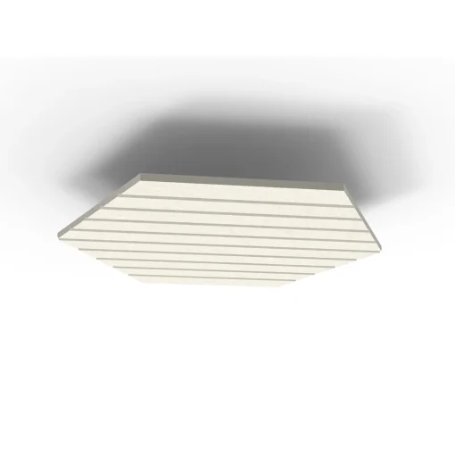Acouline Hive V Groove ceiling panel, 1180mm nominal diameter, Frost