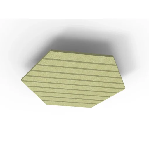 Acouline Hive V Groove ceiling panel, 1180mm nominal diameter, Fern